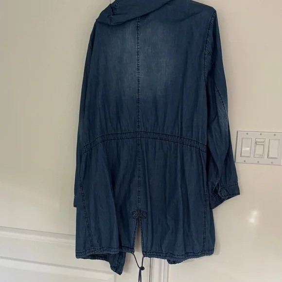 Ulla Popken Blue Utility Jacket - Picture 3 of 4